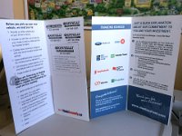 Custom size folders  Presentation folders can be made any size with one or two pocket combination